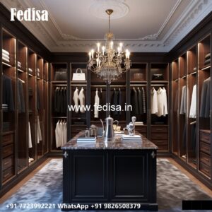 Stylish Sliding Wardrobe Design with Glass Finish No-2940