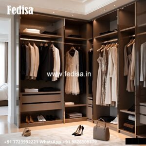 Luxury Wardrobe Design with Premium Glass Doors No-2958