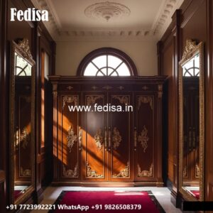 Contemporary Wardrobe Design with Mirror Panels No-2972