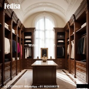 Premium Wardrobe Design with Elegant Wooden Finish No-2979