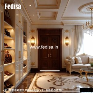 Elegant Wardrobe Design with Modern Mirror Finish No. 2984