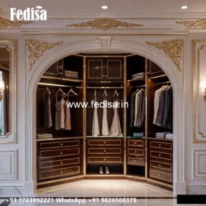 Elegant Wooden Wardrobe Design for Modern Homes No-2992