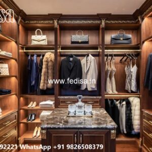 Stylish Wardrobe Design with Luxury Storage Features No-2996