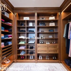 Traditional Wooden Wardrobe Design for Homes No-3300