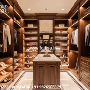 Elegant Classic Wardrobe Design with Carvings No-3301