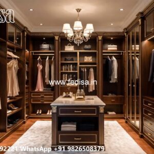 Handcrafted Wooden Wardrobe Design Inspiration No-3314