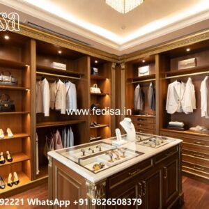 Classic Wardrobe Design with Rich Wood Finish No-3336