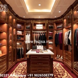 Classic Wardrobe Design with Premium Wood No-3343