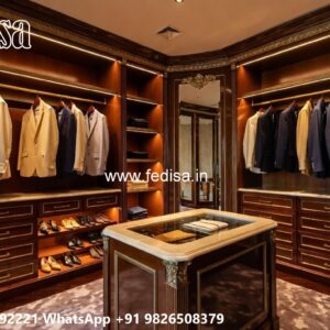 Wooden Wardrobe Design with Classic Elegance No-3346