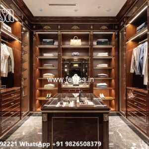 Antique Wooden Wardrobe Design for Homes No-3353