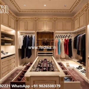 Traditional Closet Design with Rich Finish No-3363