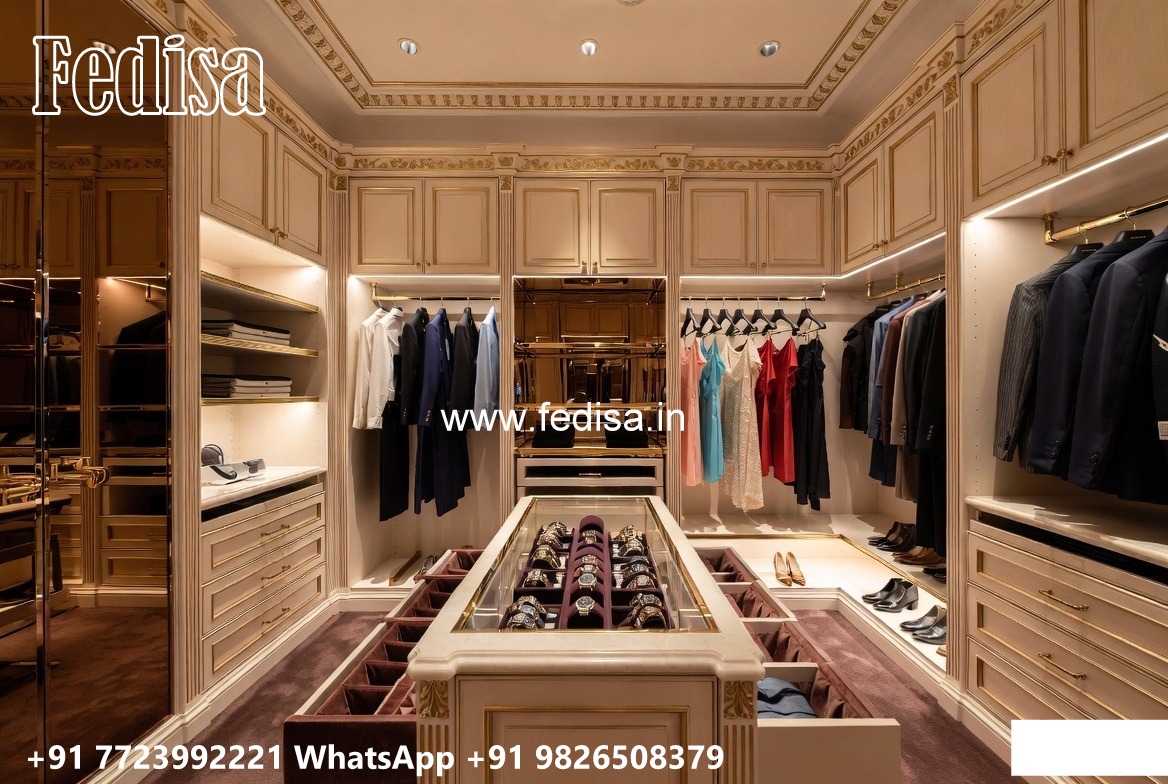 Traditional Closet Design with Rich Finish No-3363