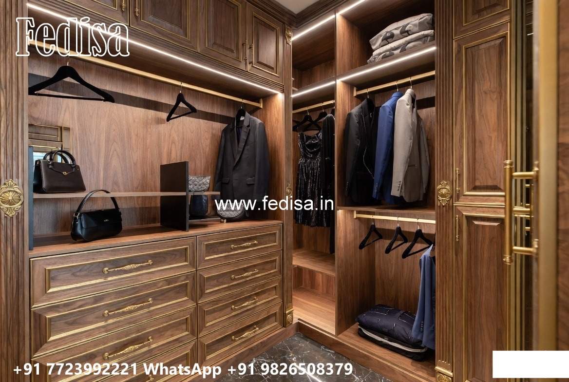 Elegant Closet Design with Classic Details No-3374