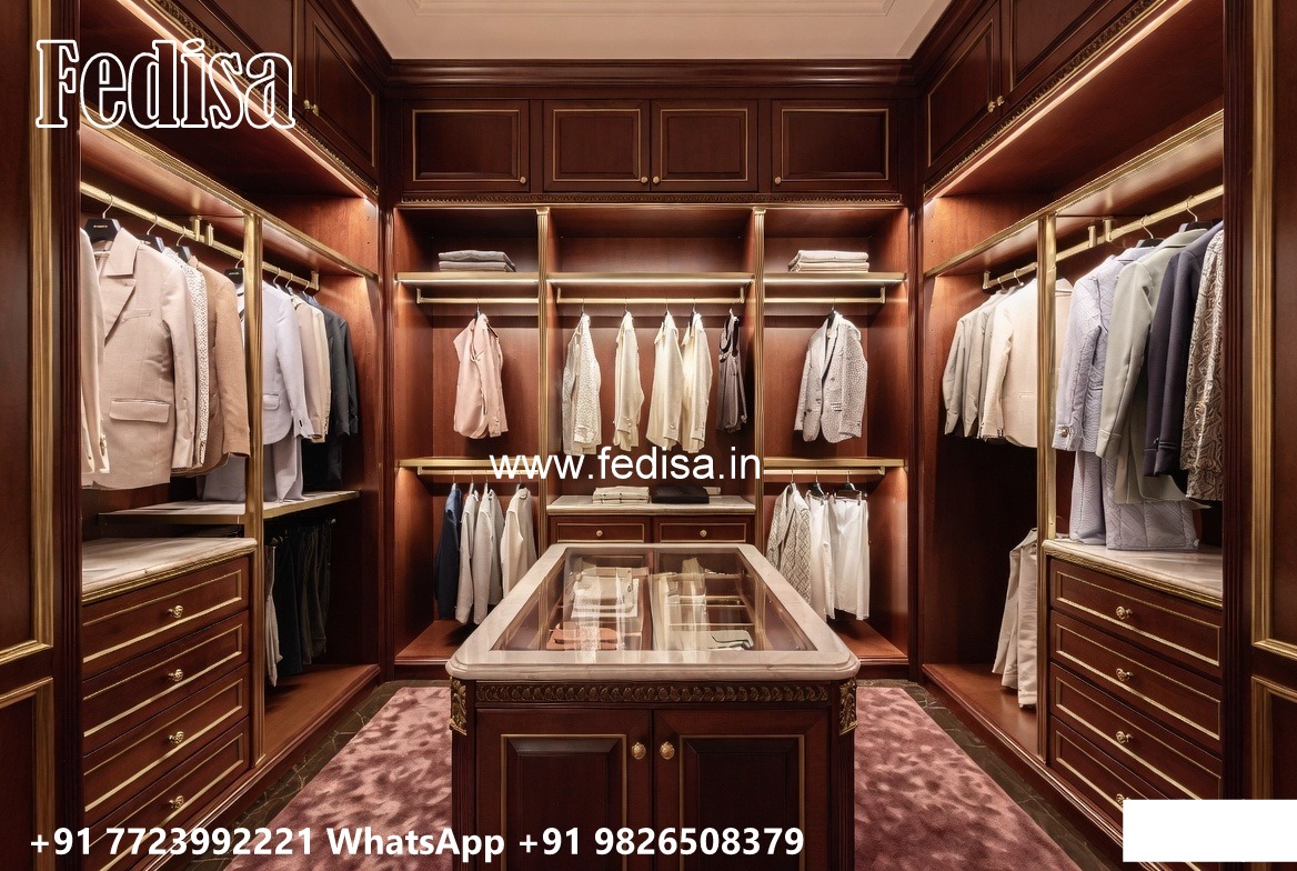 Classic Closet Design with Decorative Mirrors No-3381
