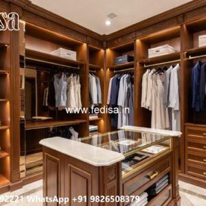 Antique Closet Design with Wooden Beauty No-3390