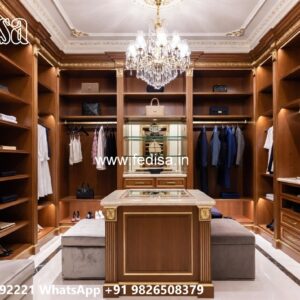 Classic Bedroom Wardrobe with Rich Texture No-3391