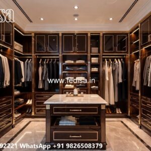 Elegant Wardrobe Design with Antique Style No-3412