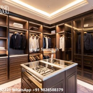 Classic Bedroom Closet with Luxury Details No-3422