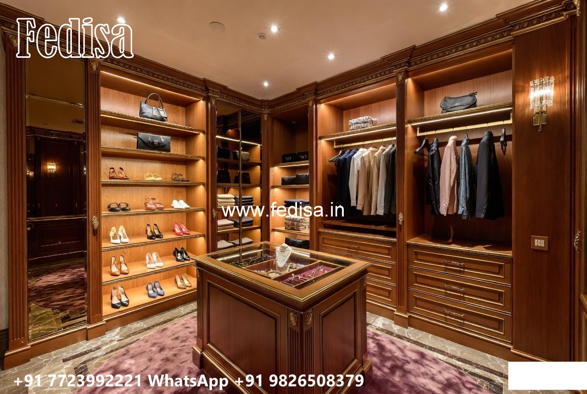 Classic Wooden Wardrobe with Elegant Decor No-3428