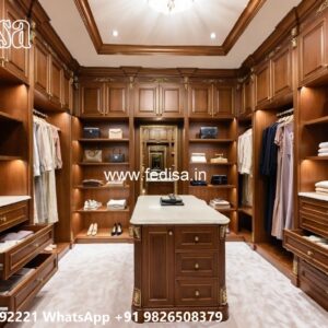 Elegant Bedroom Closet with Wooden Beauty No-3459