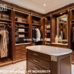 Royal Wardrobe Design with Handcrafted Finish No-3476