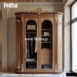 Vintage Closet Design with Premium Wood No-3484