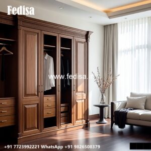 Traditional Closet Design with Artistic Finish No-3504