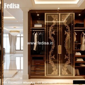 Vintage Wooden Closet with Luxury Touch No-3506