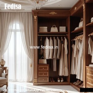 Antique Closet Design with Wooden Craftsmanship No-3515