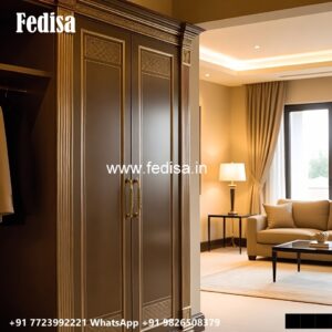 Premium Wooden Wardrobe with Artistic Details No-3516