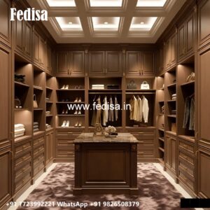 Premium Classic Closet with Wooden Finish No-3529