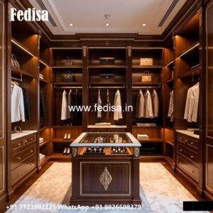 Traditional Closet Design with Elegant Texture No-3539