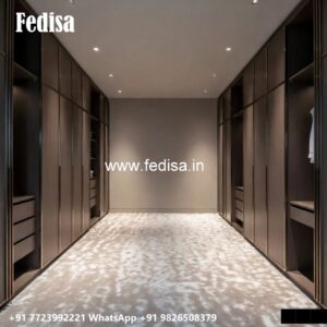 Elegant Wardrobe Design with Decorative Storage No-3542