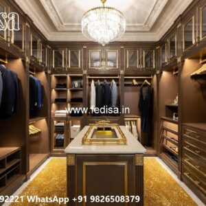 Royal Style Wardrobe with Decorative Finish No-3554