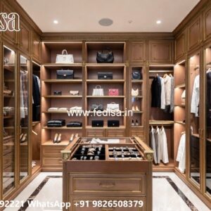 Traditional Wardrobe Design with Vintage Style No-3573