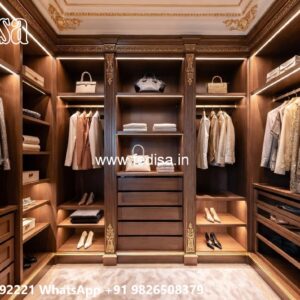 Classic Wardrobe Design with Elegant Organization No-3574