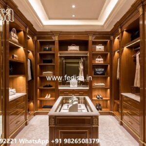 Elegant Closet Design with Decorative Charm No-3577