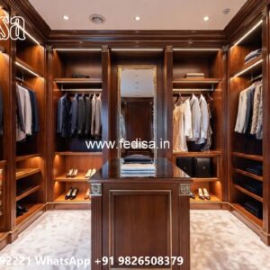 Classic Wardrobe Design with Rich Wooden Appeal No-3580