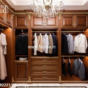 Traditional Wardrobe Design with Elegant Craftsmanship No-3592
