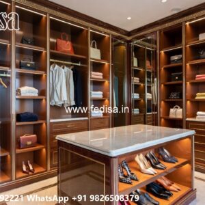 Stylish Wardrobe Design with Smart Storage Solutions No-3605