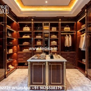Beautiful Wardrobe Design with Mirror Finish No-3609