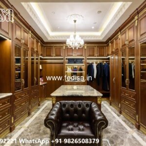 Stunning Wardrobe Design with Decorative Panels No-3622