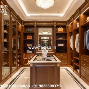 Wardrobe Design with Stylish Handle Details No-3662