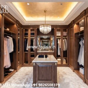 Elegant Wardrobe Design with Mirror Panels No-3670