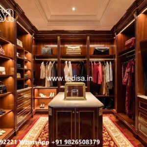 Elegant Wardrobe Design with Smart Features No-3682