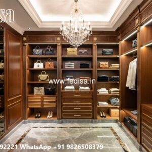 Modern Wardrobe Design with Rich Finishes No-3687