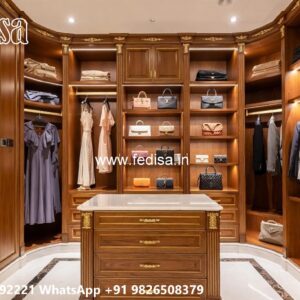 Luxury Wardrobe Design with Stylish Lighting No-3700