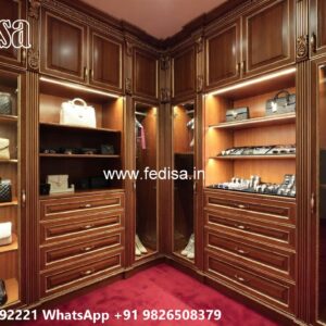 Contemporary Wardrobe Design with LED Features No-3717