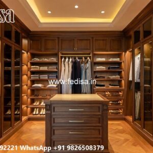 Modern Sliding Wardrobe Design with Mirrors No-3736