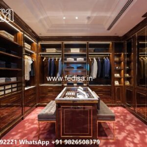 Smart Wardrobe Design with Stylish Storage No-3740